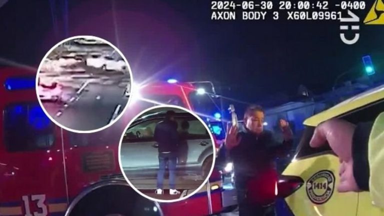 El video que muestra el choque del ex fiscal Vinko Fodich: Conducía en estado de ebriedad