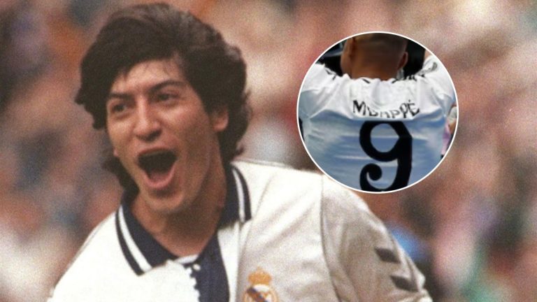 “Un número histórico”: Liga española destaca a Iván Zamorano y lo pone a altura de Mbappé