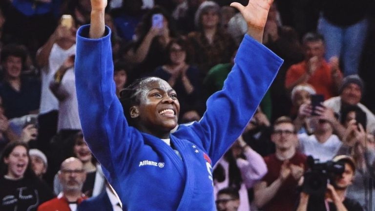 Clarisse Agbegnenou, la judoca francesa que quiere regalarle a su hija una medalla en París 2024