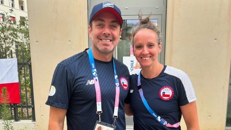 Par de leyendas: La emotiva foto de Nicolás Massú con Kristel Köbrich en la previa de París 2024