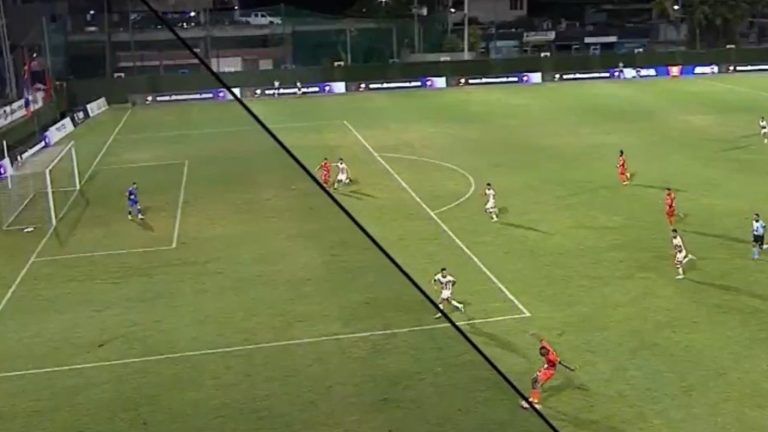 Todo muy derecho: El inaudito trazado de líneas del VAR que generó locura en Venezuela