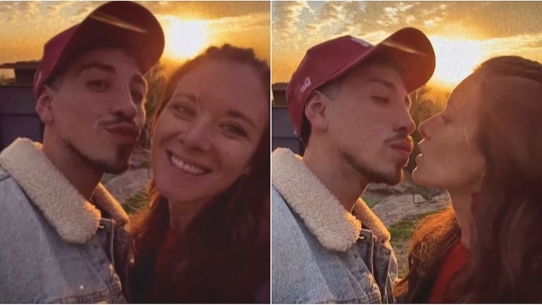 Carla Jara y Diego Urrutia se dejaron ver por primera vez a los besos en redes sociales