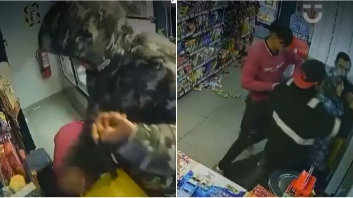 Delincuentes fueron encerrados en pleno robo a local comercial ...