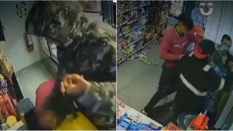 Delincuentes fueron encerrados en pleno robo a local comercial: Trabajador los atrapó tras escapar