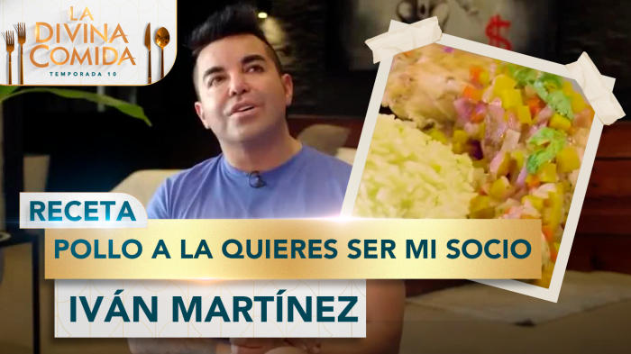 Divina Receta | Pollo a la quieres ser mi socio | Iván Martínez