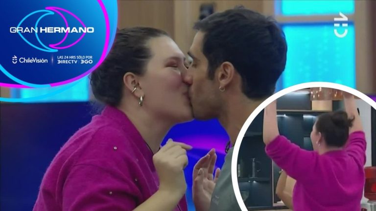 ¡La pareja de Chile! Michelle y Pedro se dieron icónico beso en Gran Hermano