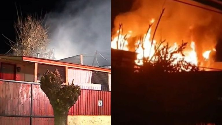 Una persona resultó fallecida en incendio que afectó a viviendas de Peñalolén