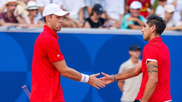 Jarry y Tabilo cayeron en dobles y Chile se quedó sin tenistas en los Juegos Olímpicos 2024