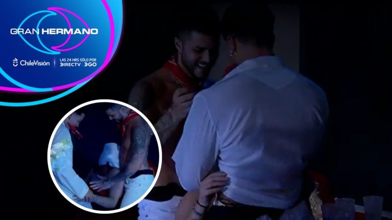 ¡Se puso nerviosa! El coqueto y sensual baile que recibió Michelle Carvalho de Manuel y Miguel