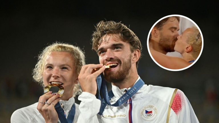 Eran pareja, terminaron y ganaron el oro juntos: La historia de amor que cautivó en París 2024