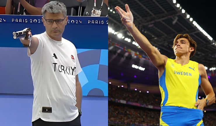 Lo entendió todo: Armand Duplantis festejó su oro olímpico imitando a popular tirador turco