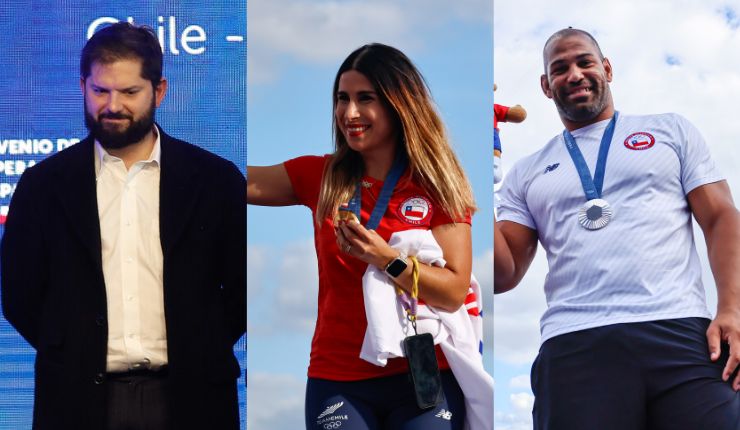 Pdte. Boric recibirá en La Moneda a Francisca Crovetto y Yasmani Acosta, medallistas de París 2024