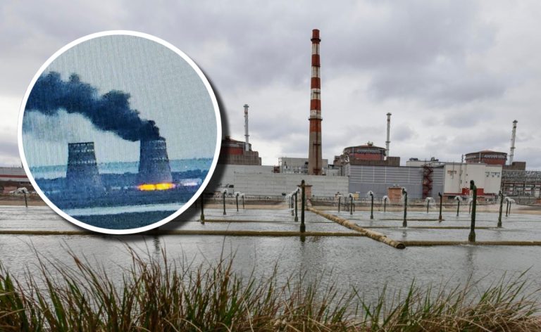 Reportan incendio en torre de refrigeración de central nuclear en Ucrania: “La radiación es normal”