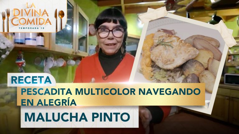 Divina Receta | Pescadita multicolor navegando en alegría | Malucha Pinto