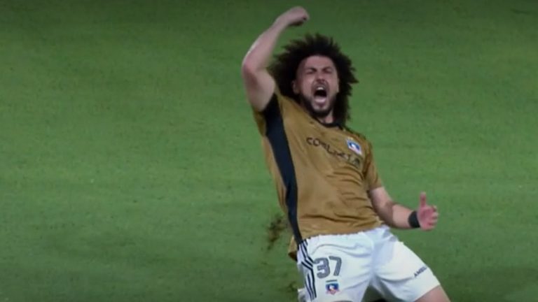 ¡Peluca y el segundo de Colo Colo! Maxi Falcón volvió a poner en ventaja a los albos ante Junior