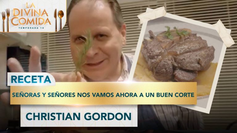 Divina Receta | Señoras y señores nos vamos ahora a un buen corte | Christian Gordon