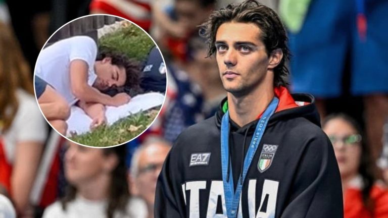 Ganador de oro se quejó de la Villa Olímpica y terminó durmiendo en un parque: Imagen ya es viral