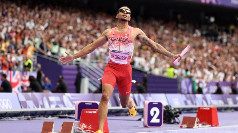 Canadá se queda con la 4x100 de París 2024 marcada por la descalificación de Estados Unidos