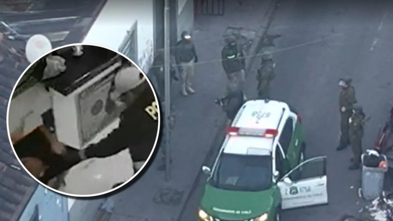 Desbarataron tentáculo de Los Pulpos en Recoleta tras masivo allanamiento en que cayó el líder de la banda