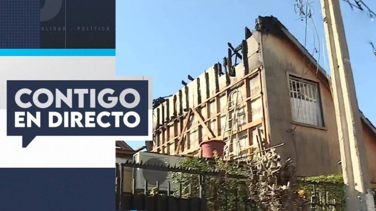 Casa se incendió por explosión de poste cuando volvió la luz en Maipú