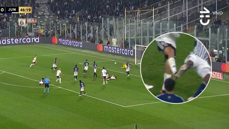 ¡Polémica en el Monumental! Todo Colo Colo pidió penal tras entrada a Vicente Pizarro