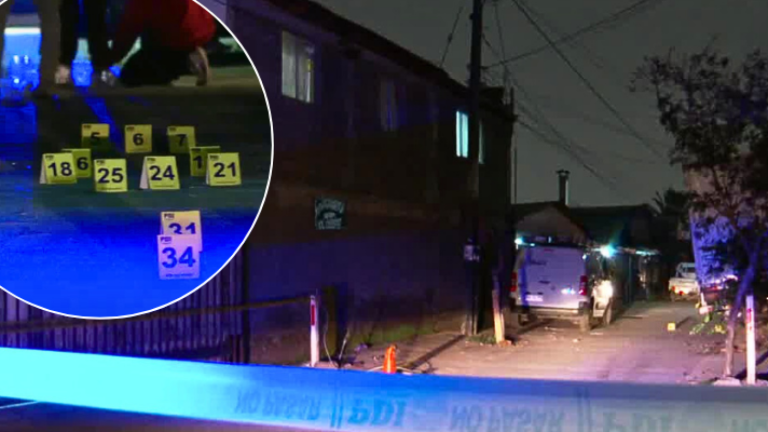 Hombre murió acribillado en La Pintana: Se percutaron 50 disparos