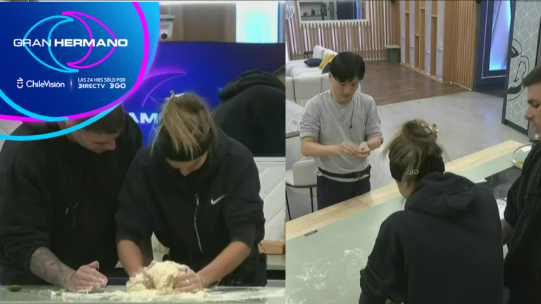 “Es culpa de la harina”: Chama la sufre aprendiendo a hacer masa para lasaña con Manuel y Yuhui