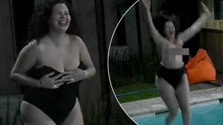 “Pongan censura”: Michelle cumplió promesa e hizo topless para festejar eliminación de Carlyn en Gran Hermano