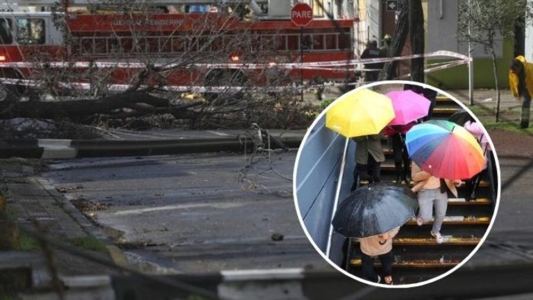 Intenso miércoles en Santiago: ¿Cuánta lluvia caerá y dónde habrá fuertes ráfagas de viento?