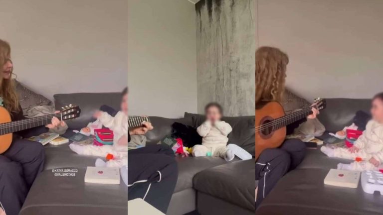 “Pónganse el babero”: Vale Roth enterneció con registro de su hija cantando y riendo con su abuela