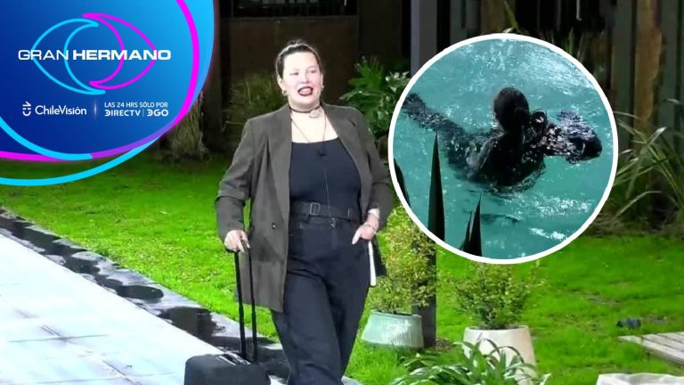 ¡Con piscinazo incluido! Michelle regresó en gloria y majestad a Gran Hermano