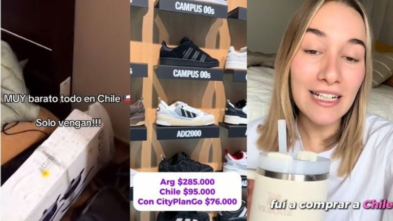 ¿Vuelve el furor de argentinos por Chile? Viralizan videos de TikTok por boom de compras