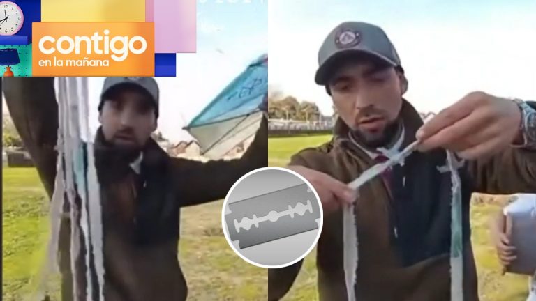 Denuncian hallazgo de volantines con hojas de afeitar en Curicó