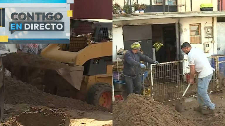 Rotura de matriz en Valparaíso: Más de 30 casas anegadas por el barro y 100 mil clientes sin agua