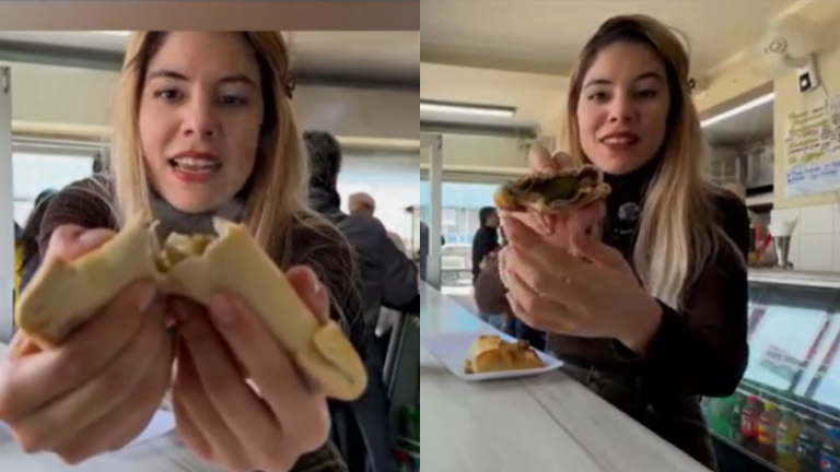 “Es un deporte de riesgo”: Tiktoker cubana se sorprendió al probar la empanada de pino