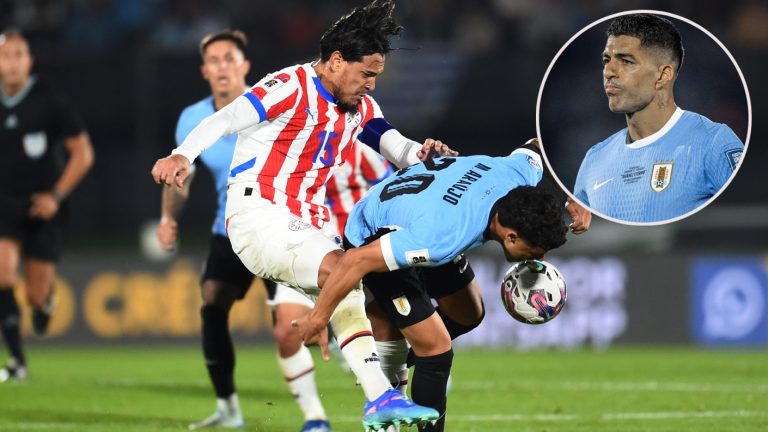 Uruguay se complicó de local y no pudo ante Paraguay en la despedida de Luis Suárez