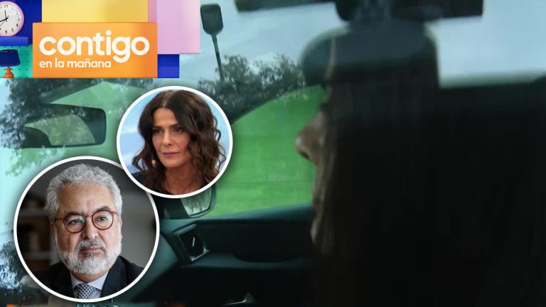 Exclusivo matinal: Registran a Tonka Tomicic camino a declarar por Caso Audios