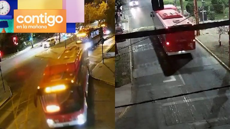 Sujeto se robó una micro en Peñalolén y huyó a bordo de la máquina por 5 cuadras