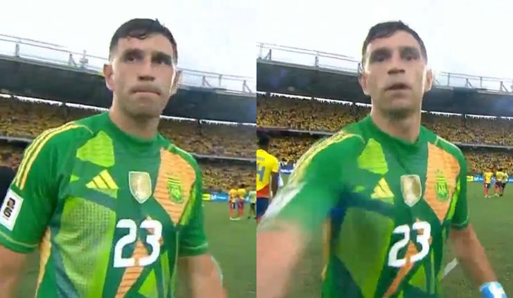 Dibu Martínez muestra su peor cara y golpea a camarógrafo tras derrota de Argentina ante Colombia