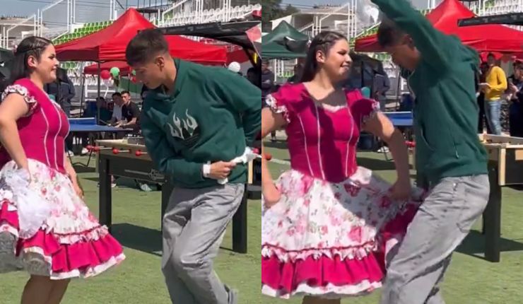 ¡Qué elegancia! Iván Román brilló bailando cueca en especial fonda de Palestino