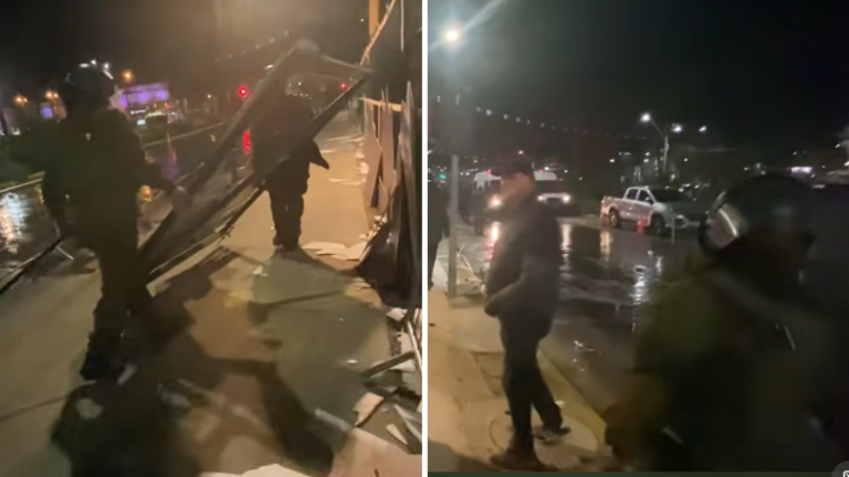 “Rompieron todo”: Graban desde adentro cómo quedó fonda en Lo Barnechea tras disturbios