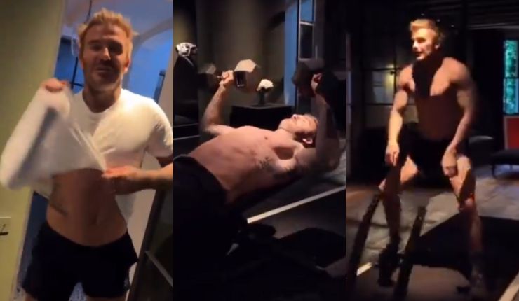 Máquina: David Beckham impacta al mostrar su intensa rutina de entrenamientos