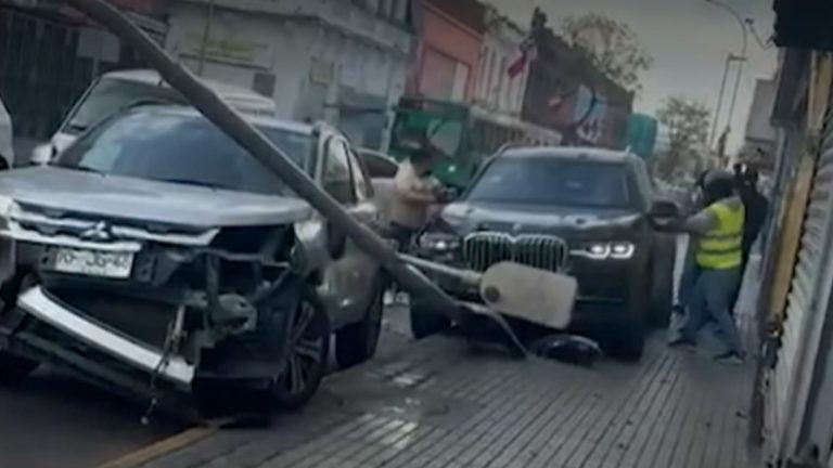 Imágenes exclusivas: Así fue el robo de 100 millones de pesos a empresario chino en Barrio Meiggs