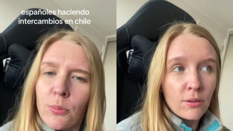 “Es obvio”: Tiktoker “gringa” reveló por qué Chile es el destino de moda para jóvenes de España