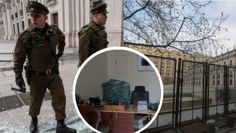 Con mangueras desplegadas: Así se preparó La Moneda para el paso de la Romería tras destrozos del 2023