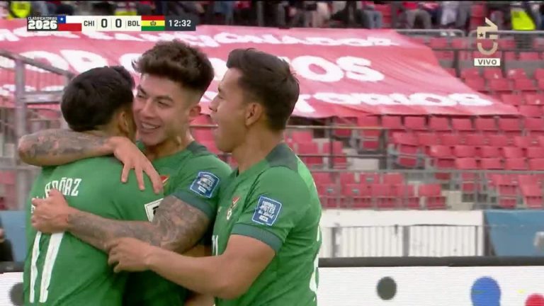 ¡Balde de agua fría para Chile! Bolivia abrió el marcador con sorpresivo gol