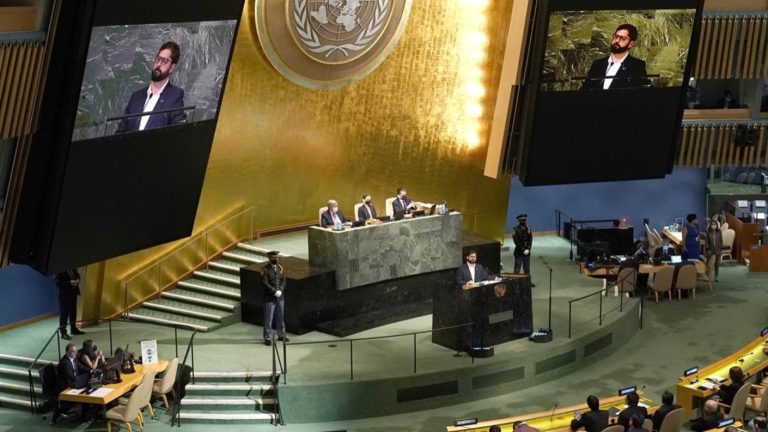 Presidente Boric habló en Asamblea General de la ONU con marcado énfasis en democracia y derechos humanos