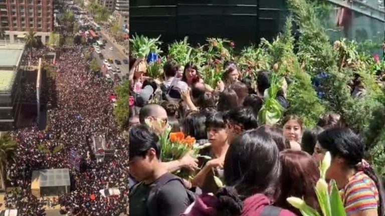 Caos por Día del Tulipán en Las Condes: Llegaron miles de personas y Metro tomó medida de emergencia