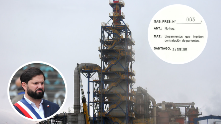 Revelan que prima del pdte. Boric fue contratada en Enami pese a instructivo que lo prohíbe