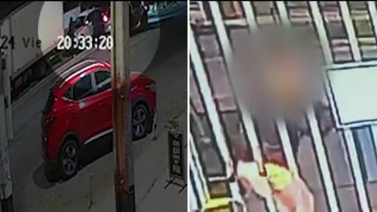 Video muestra el momento en que sujetos robaron auto con menor de edad en su interior en Macul